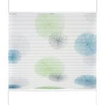 Plissé Rawlins polyester - Blauw/groen - 40 x 130 cm