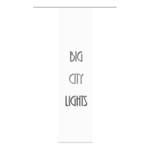 Schuifgordijn Big City Lights polyester - zwart/wit