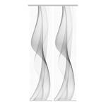 Schuifgordijn Welario polyester - Grijs - Set van 2
