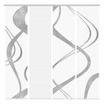 Schuifgordijn Tibano polyester - Wit - Set van 4