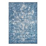 Laagpolig vloerkleed Turenne polyester - Jeansblauw - 160 x 230 cm