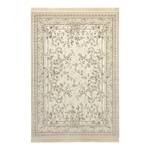 Kurzflorteppich Antik Flowers Viskose / Baumwolle - Hellbeige - 160 x 230 cm