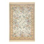 Kurzflorteppich Antik Flowers Viskose / Baumwolle - Beige - 160 x 230 cm