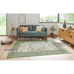 Tapis Antik Flowers Viscose / Coton - Vert - 195 x 300 cm