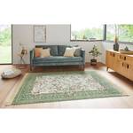 Tapis Antik Flowers Viscose / Coton - Vert - 160 x 230 cm