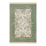 Tapis Antik Flowers Viscose / Coton - Vert - 160 x 230 cm