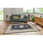 Tapis Antik Meira Viscose / Coton - Bleu foncé - 95 x 140 cm