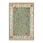 Tapis Oriental Flowers Viscose / Coton - Vert - 135 x 195 cm