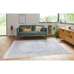 Vloerkleed Oriental Vintage Medaillon viscose/katoen - Pastelblauw - 160 x 230 cm