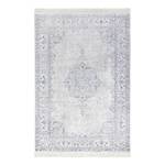 Tapis vintage Oriental Medaillon Viscose / Coton - Bleu pastel - 160 x 230 cm