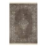 Teppich Oriental Vintage Medaillon Viskose / Baumwolle - Schwarz - 160 x 230 cm