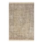 Tapis vintage Oriental Medaillon Viscose / Coton - Vert olive - 135 x 195 cm