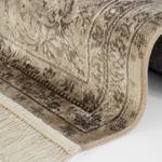 Teppich Oriental Vintage Medaillon Viskose / Baumwolle - Olivgrün - 135 x 195 cm
