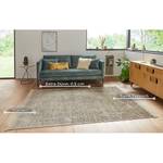 Tapis vintage Oriental Medaillon Viscose / Coton - Vert olive - 135 x 195 cm