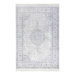 Teppich Oriental Vintage Medaillon Viskose / Baumwolle - Pastellblau - 95 x 140 cm