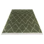 Hochflorteppich Jade Kunstfaser - Olivgrün - 120 x 170 cm