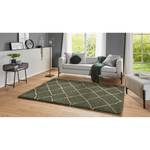 Tapis épais Hash I Fibres synthétiques - Vert olive - 160 x 230 cm