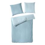 Parure de lit en flanelle fine Kate Flanelle fine - Turquoise - 200 x 200 cm + 2 oreillers 80 x 80 cm