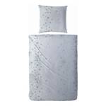 Parure de lit Livry Coton - Gris clair - 155 x 220 cm + oreiller 80 x 80 cm
