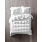 Parure de lit Feline Percale - Blanc - 135 x 200 cm + oreiller 80 x 80 cm