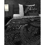 Parure de lit réversible Zohar Satin Mako - 155 x 220 cm + 2 oreillers 80 x 80 cm