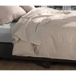 Drap de lit en Jersey Lino Renforce - Sable - 160 x 290 cm
