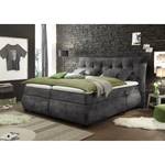 Lit boxspring Damville Gris foncé