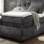 Lit boxspring Damville Gris foncé