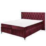Lit boxspring Palm Hill Rouge bourgogne