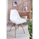 Galettes de chaise Cingoli (lot de 4) Polyester - Blanc