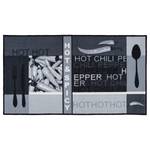 Tapis de cuisine Hot Pepper Matière plastique - Gris - 67 x 250 cm