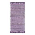 Tapis en laine Frida Coton - Mauve - 60 x 120 cm