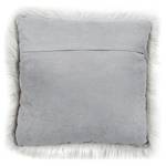 Coussin Ovium Acrylique / Polyester - Argenté