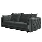 Big Sofa Cape Vincent Samt - Samt Vaia: Dunkelgrau