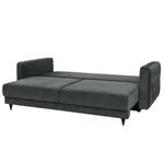 Big Sofa Cape Vincent Samt - Samt Vaia: Dunkelgrau