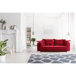 Big Sofa Cape Vincent Samt - Samt Vaia: Weinrot