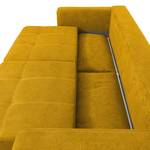 Grand canapé Brooklawn tissu - Tissu Liad: Jaune moutarde