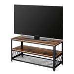 Banc TV Morristown Marron / Noir - Largeur : 100 cm