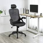 Chaise de bureau Varzy Tissu / Nylon - Noir