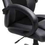 Chaise de bureau Coux Imitation cuir / Acier - Noir