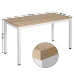 Bureau Boce Imitation chêne / Blanc