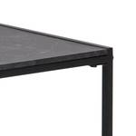 Table basse Utelle I Imitation marbre noir / Noir