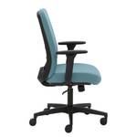 Chaise pivotante myTRITON III Tissage à plat / Matière plastique - Turquoise / Noir