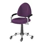 Chaise pivotante enfant myFREAKY Tissage à plat / Matière plastique - Violet / Argenté