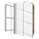 Armoire de toilette Milano Avec éclairage - Imitation chêne noueux - Largeur : 90 cm