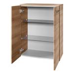 Lage kast Milano III Knoestige eikenhouten look