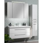 Meuble avec vasque Milano II Blanc brillant / Blanc - Largeur : 108 cm