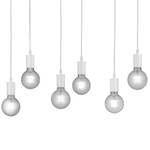 Hanglamp Discus aluminium - 6 lichtbronnen - Wit