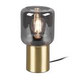 Lampe Nico II Verre fumé / Aluminium - 1 ampoule