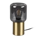 Lampe Nico II Verre fumé / Aluminium - 1 ampoule